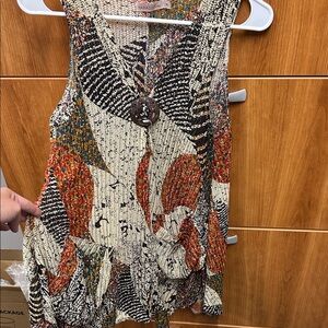 Patchwork Knit Women's Blouse